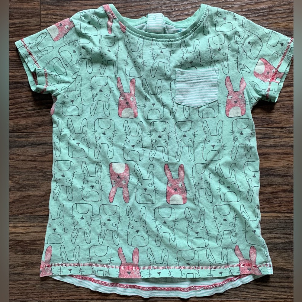 Cute Next Bunny T-Shirt/Short Sleeve Size 5-6yrs